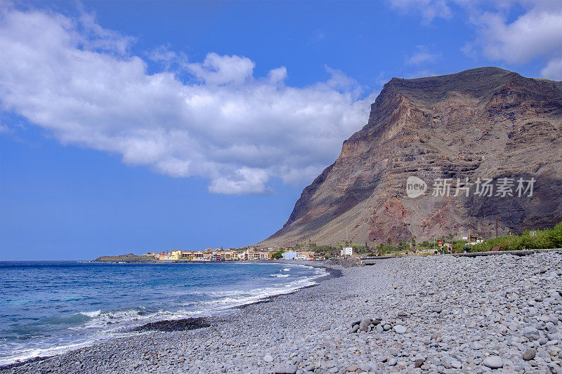 拉戈梅拉，加那利群岛(E)-Valle Gran Rey, Playa de La Calera